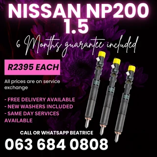 Nissan Np200 1.5 Diesel Injectors For Sale With Warranty