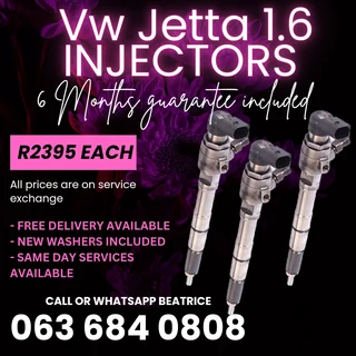 Vw Jetta 1.6 Diesel Injectors For Sale With Warranty