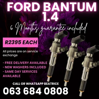 Ford Bantum 1.4 Diesel Injectors For Sale With Warranty