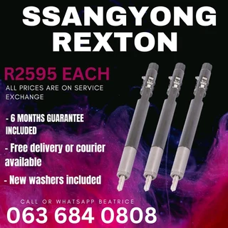 Ssangyong Rexton Diesel Injectors For Sale With Warranty