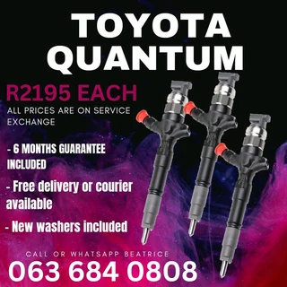 Toyota Quantum Diesel Injectors For Sale With Warranty