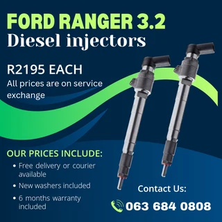 Ford Ranger 3.2 Diesel Injectors For Sale With Warranty
