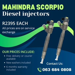 Mahindra Scorpio Diesel Injectors For Sale With Warranty