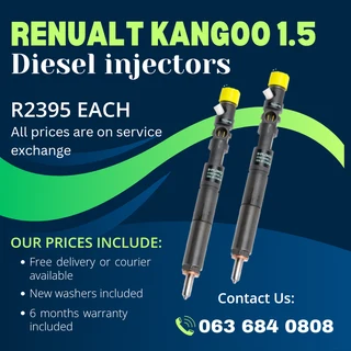 Renualt Kangoo 1.5 Diesel Injectors For Sale With Warranty