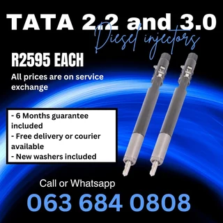 Tata Xenon 2.2 And 3.0 Diesel Injectors For Sale With Warranty