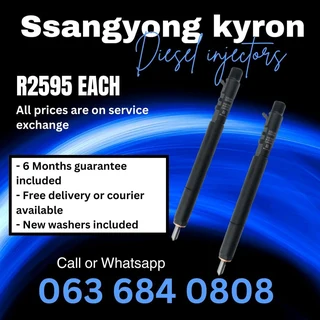 Ssangyong Kyron Diesel Injectors For Sale With Warranty