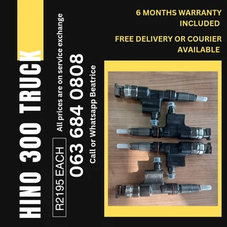Hino Truck 300 Diesel Injectors For Sale With Warranty