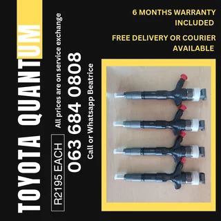 Toyota Quantum Diesel Injectors For Sale With Warranty