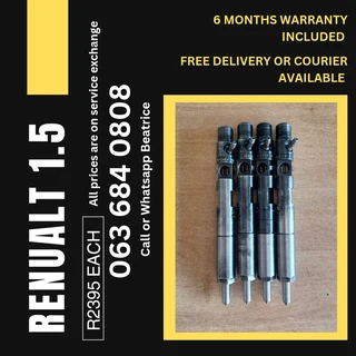 Renualt Kangoo 1.5 Diesel Injectors For Sale With Warranty