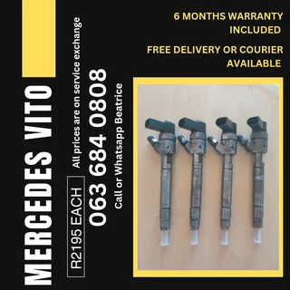 Mercedes Benz Vito Diesel Injectors For Sale With Warranty