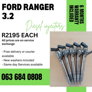 Ford Ranger 3.2 Diesel Injectors For Sale With Warranty