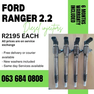 Ford Ranger 2.2 Diesel Injectors For Sale With Warranty