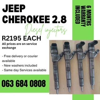 Jeep Cherokee 2.8 Diesel Injectors For Sale With Warranty
