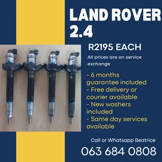 Land Rover 2.4 Diesel Injectors For Sale With Warranty