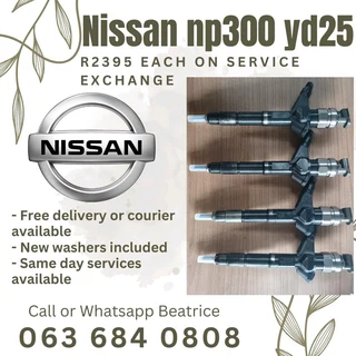 Nissan Np300 Yd25 Diesel Injectors For Sale With Warranty