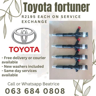 Toyota Fortuner Diesel Injectors For Sale With Warranty
