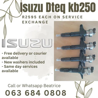 Isuzu Dteq Kb250 Diesel Injectors For Sale With Warranty