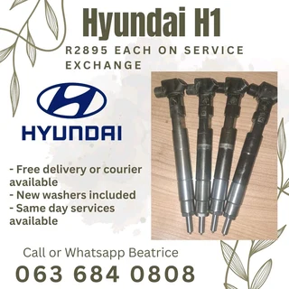 Hyundai H1 Diesel Injectors For Sale With Warranty On