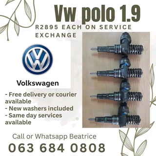 Vw Polo 1.9 Diesel Injectors For Sale With Warranty