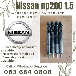 Nissan Np200 1.5 Diesel Injectors For Sale With Warranty On