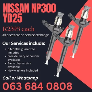 Nissan Np300 Yd25 Diesel Injectors For Sale With Warranty