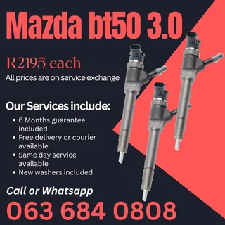 Mazda Bt50 3.0 Diesel Injectors For Sale With Warranty