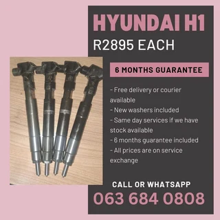 Hyundai H1 Diesel Injectors For Sale With Warranty