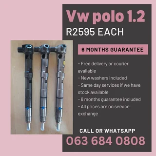 Vw Polo 1.2 Diesel Injectors For Sale With Warranty