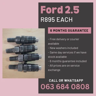Ford Ranger 2.5 Diesel Injectors For Sale With Warranty On