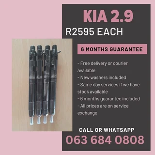 Kia Sedona 2.9 Diesel Injectors For Sale With Warranty On