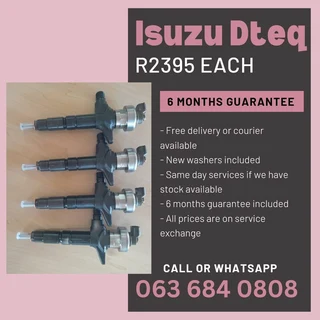 Isuzu Dteq Diesel Injectors For Sale With Warranty On