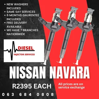 Nissan Navara Yd25 Diesel Injectors For Sale With Warranty On