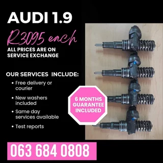Audi 1.9 Diesel Injectors For Sale With Warranty On