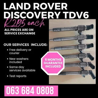 Landrover Discovery Tdv6 Diesel Injectors For Sale With Warranty