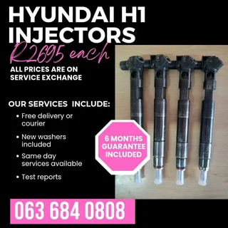 Hyundai H1 Diesel Injectors For Sale With Warranty