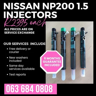 Nissan Np200 1.5 Diesel Injectors For Sale With Warranty On