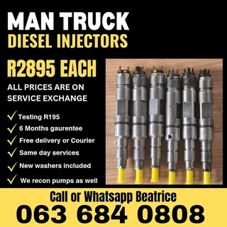 Man Truck Diesel Injectors For Sale With Warranty