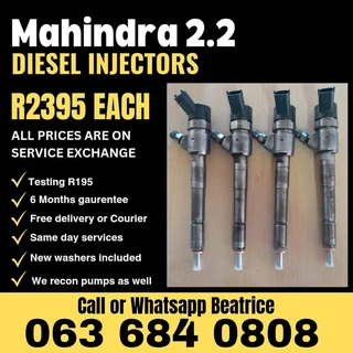 Mahindra 2.2 Diesel Injectors For Sale With Warranty On