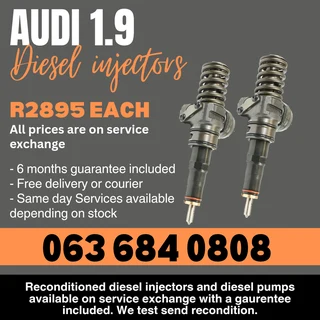 Audi 1.9 Diesel Injectors For Sale With Warranty On