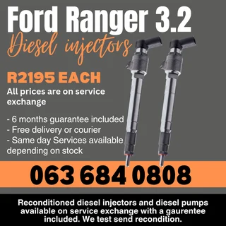 Ford Ranger 3.2 Diesel Injectors For Sale With Warranty