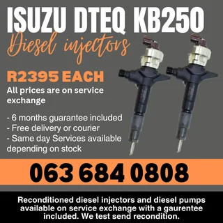 Isuzu Dteq Kb250 Diesel Injectors For Sale With Warranty