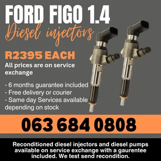 Ford Figo 1.4 Diesel Injectors For Sale With Warranty