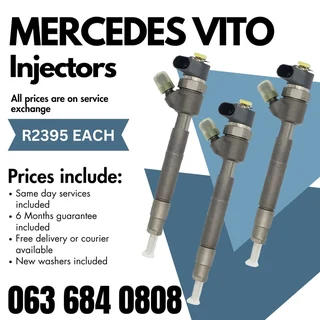 Mercedes Benz Vito Diesel Injectors For Sale With Warranty