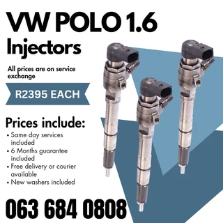Vw Polo 1.6 Diesel Injectors For Sale With Warranty