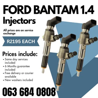 Ford Bantum 1.4 Diesel Injectors For Sale With Warranty
