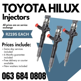 Toyota Hilux Diesel Injectors For Sale With Warranty On