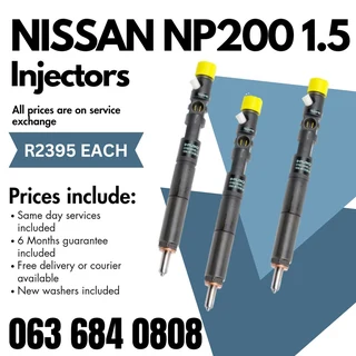 Nissan Np200 1.5 Diesel Injectors For Sale With Warranty