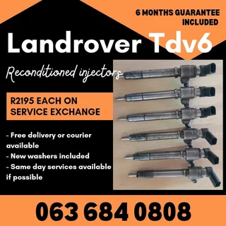 Landrover Discovery Tdv6 Diesel Injectors For Sale With Warranty