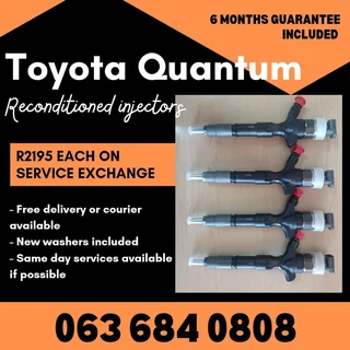 Toyota Quantum Diesel Injectors For Sale With Warranty On