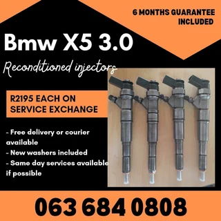 Bmw X5 3.0 Diesel Injectors For Sale With Warranty On